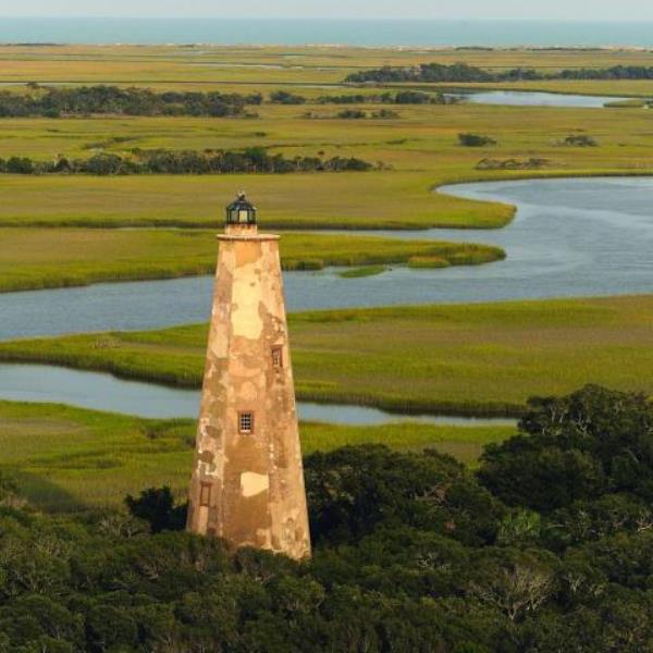 Scenic view of Old Baldy lighthouse. Photo courtesy of the Old Baldy Foundation.