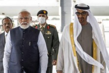 印度总理莫迪第五次访问阿联酋，促进两国关系