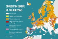 干旱使欧盟近一半的土地干涸，加剧了对粮食生产的担忧