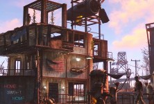 《辐射4》玩家在游戏中建造了不可思议的海盗岛